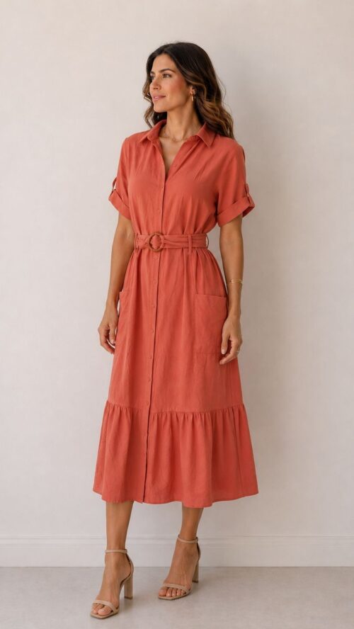 Vestido Mídi Lara Lin Fama