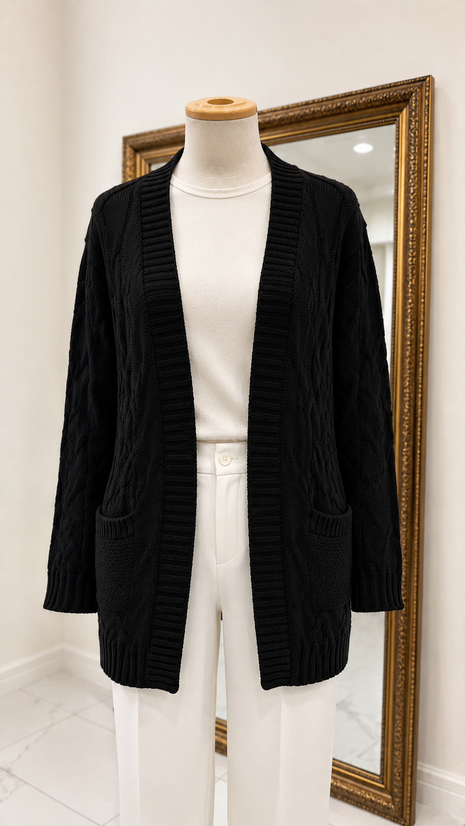 Cardigan Tricot com Bolsos - Donna Liss - Imagem 3