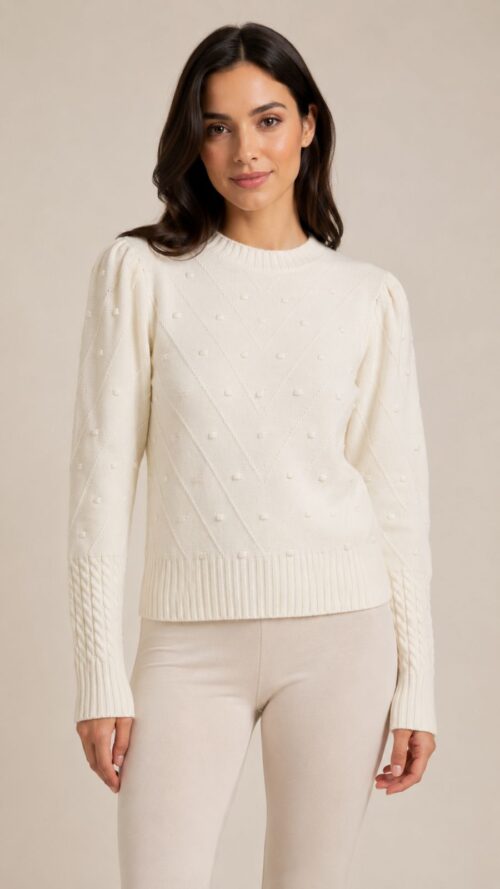 Blusa Tricot Modal Bolhas