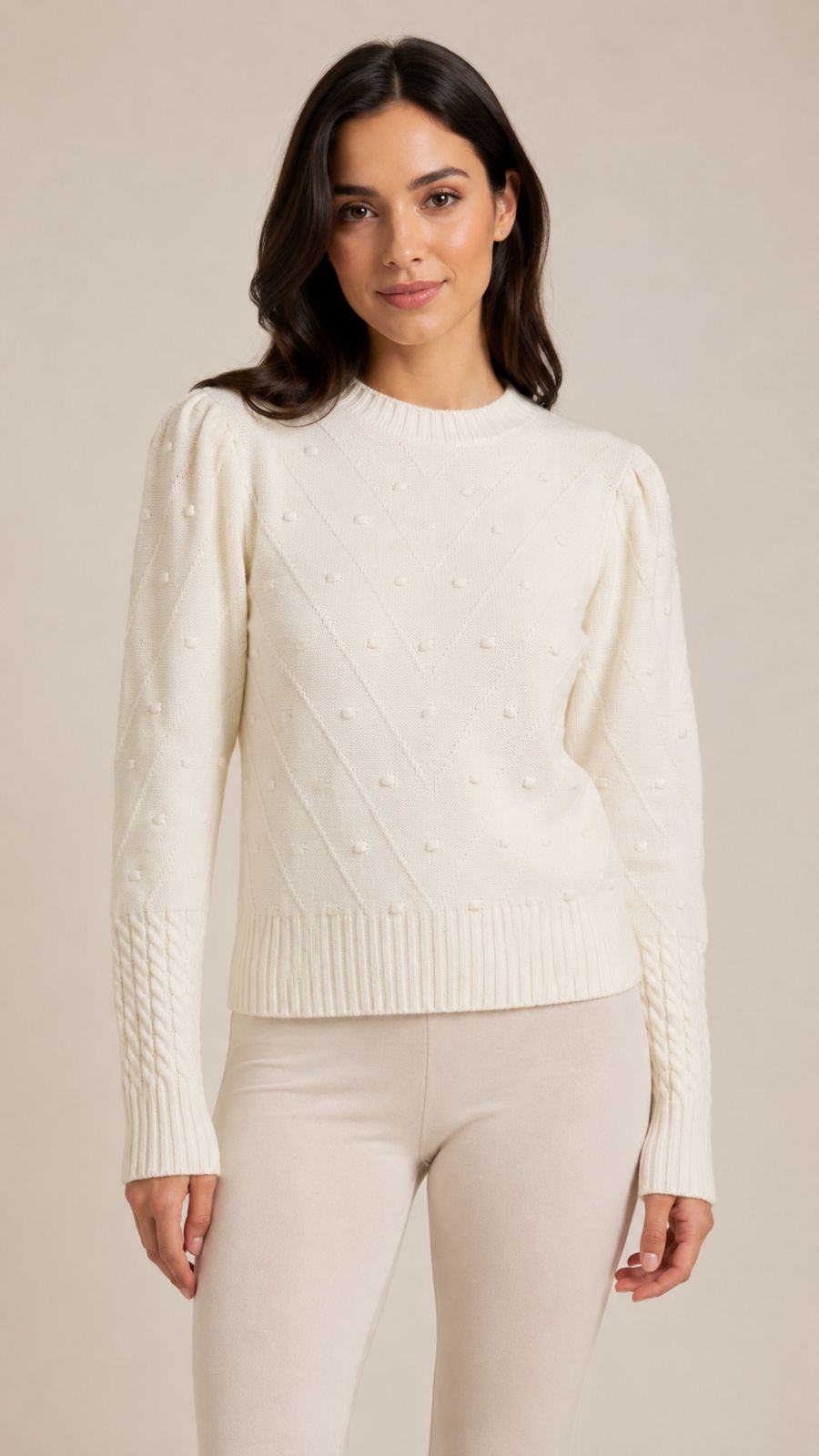 Blusa Tricot Modal Bolhas