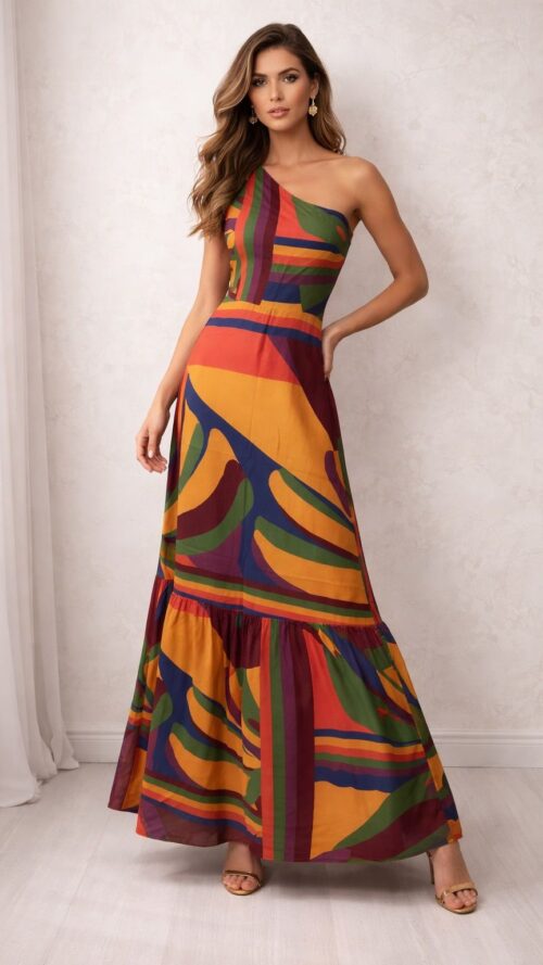 Vestido Longo Maria Ombro Só Cacay R: 102061