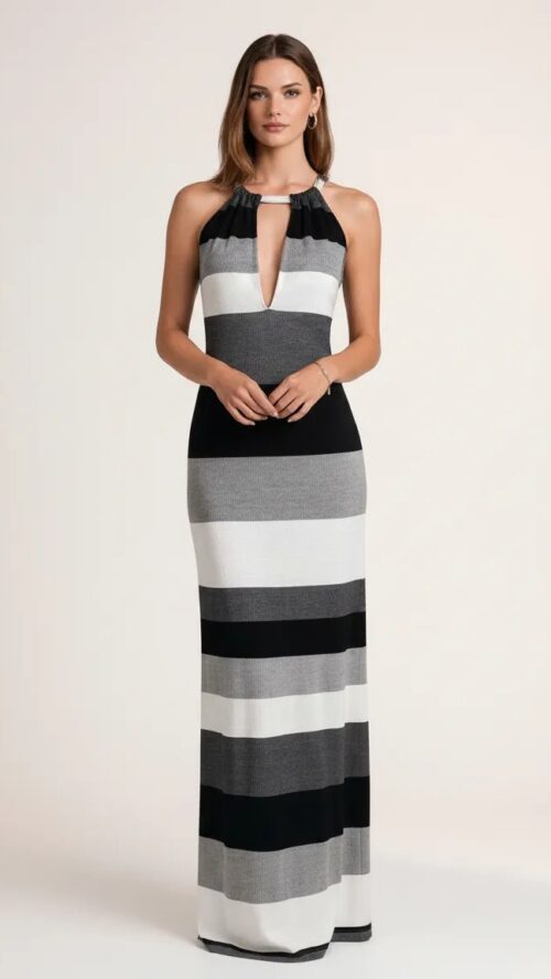 Vestido Longo Decote Tunel Cacay R:103001