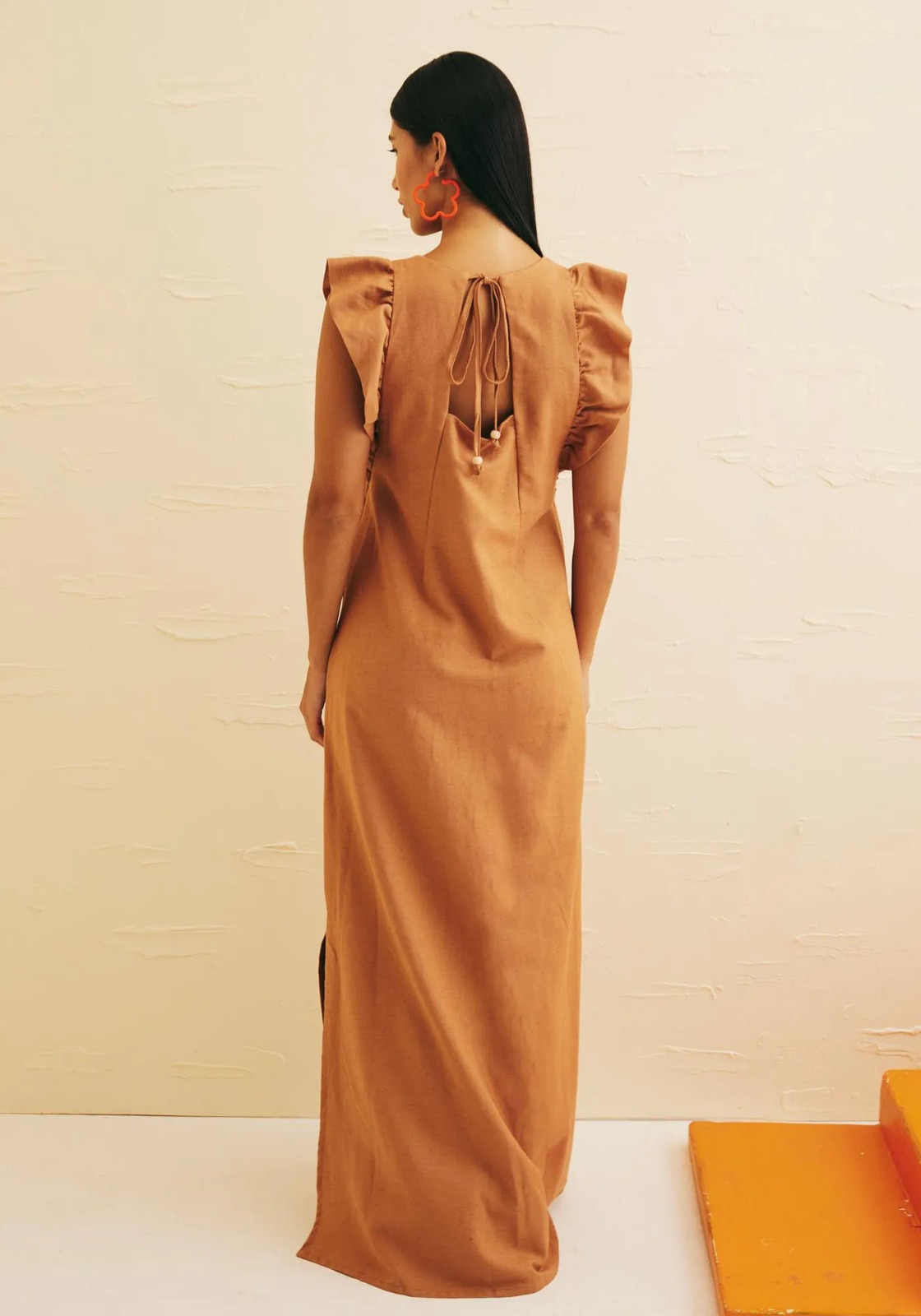 Vestido Bordado Longo Cacay R:102863 - Imagem 3