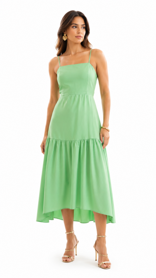 Vestido Midi Pala Quadril CaCay R:103192