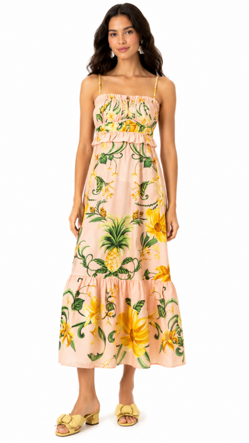 Vestido Beleza De Abacaxi Farm R:338668