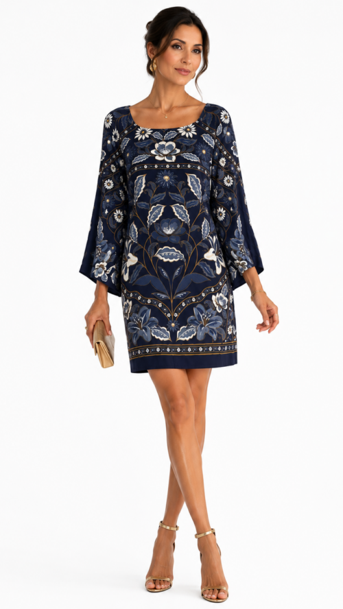 Vestido Curto Marcelle Azul Farm R:341359