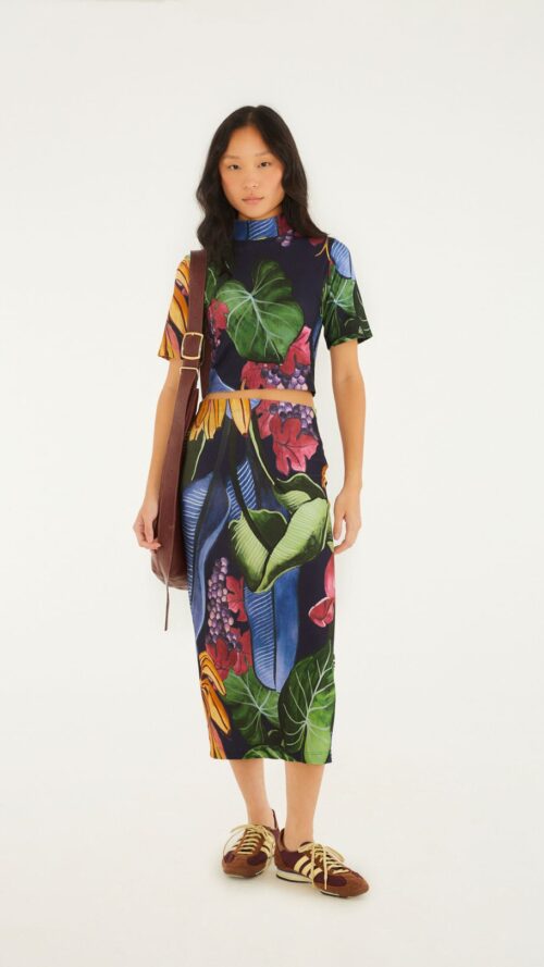 Saia Midi Banana Uva Farm R:344196