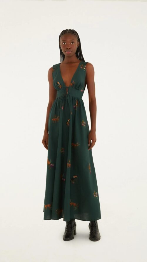 Vestido Longo Florestinha Farm R:343383