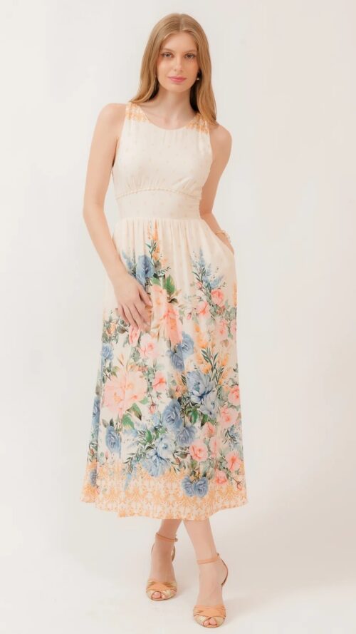 Vestido Super Midi Entre Bailes e Livros Antix R:082891