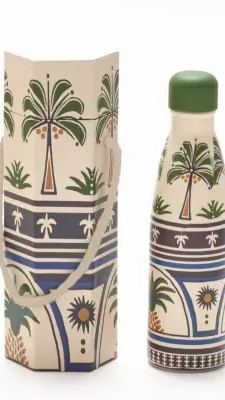 Garrafa Farm Glub Glub 500ML Jardim Tropical R:78324745