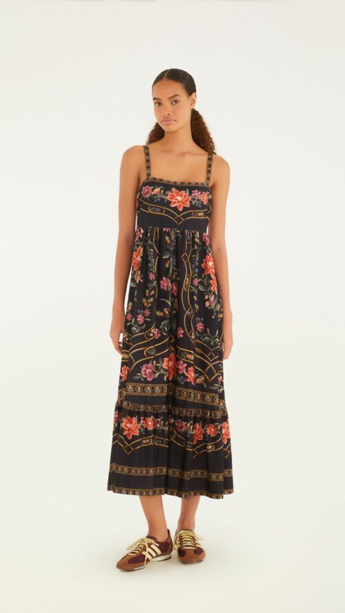 Vestido Midi Floral Belle Farm R:342494