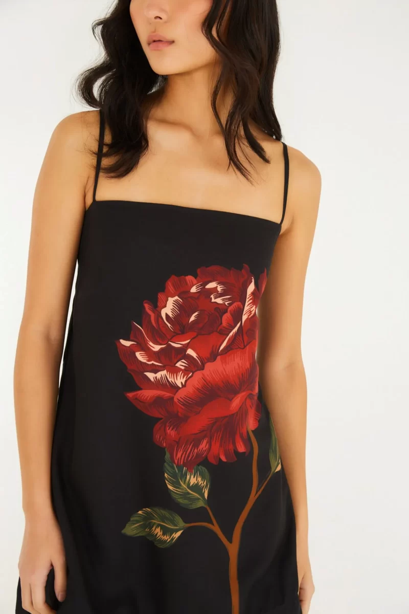 Vestido Curto Flor Rosalia Farm R:342579 - Image 3