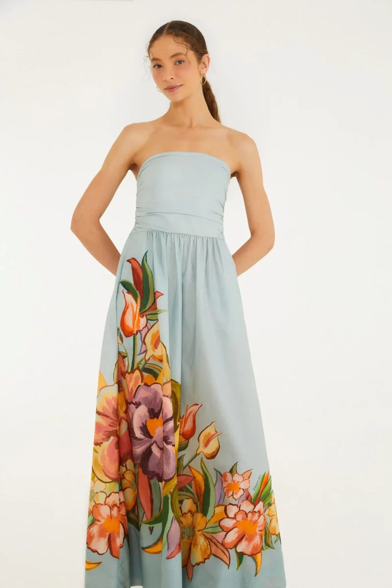 Vestido Estampado Folhagem De Inverno Farm R:343939 - Imagem 4