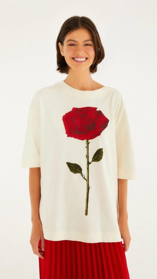 T-shirt Over Farm Rio Rosa R:344245