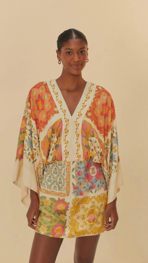 Vestido Curto Lenço Amalfi Farm R:338005