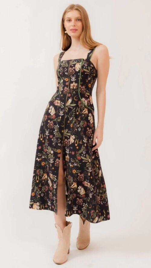 Vestido Midi O Guardião Antix R:082883