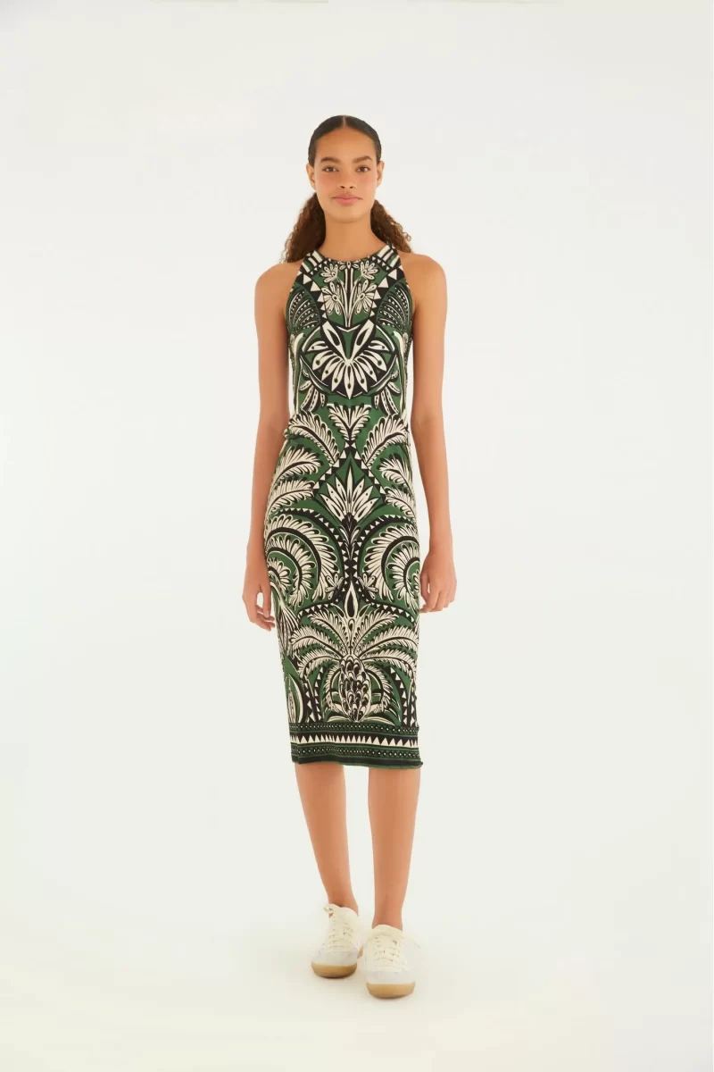 Vestido Midi Balamana Farm R:342349 - Imagem 3