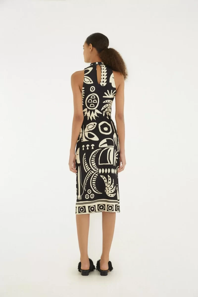 Vestido Midi Lenço Tropical Farm R:344640 - Imagem 2