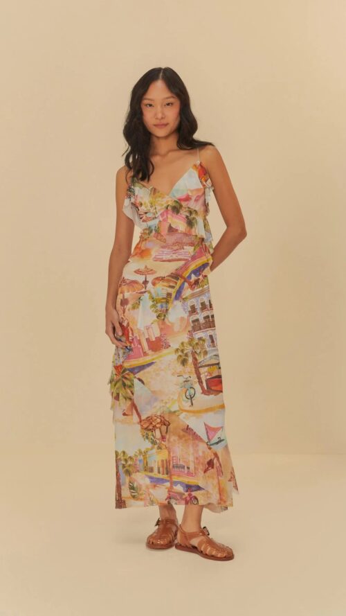 Vestido Tule Aracati Farm R:339136