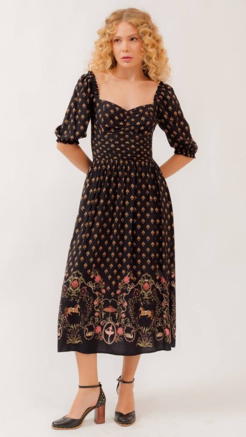 Vestido Midi Doce Equilíbrio Antix R: 082919