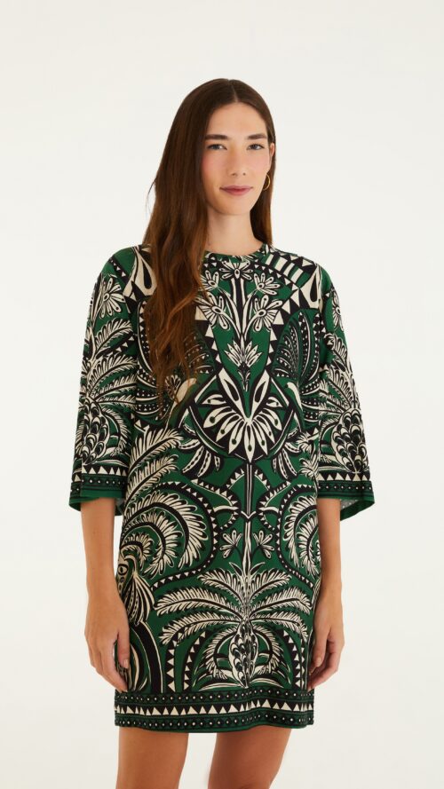 Vestido T-Shirt Estampado Big Balamana Farm R:342163