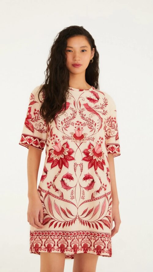 Vestido T-shirt Basico Nina Farm R:346505