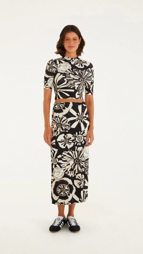 Blusa Cropped Flora Farm R:347662