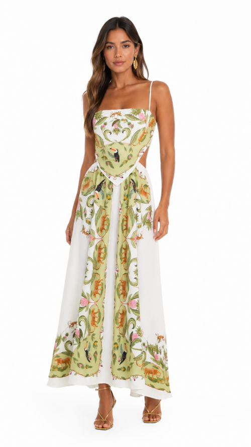 Vestido Lenço Floresta Docê Farm R:346734