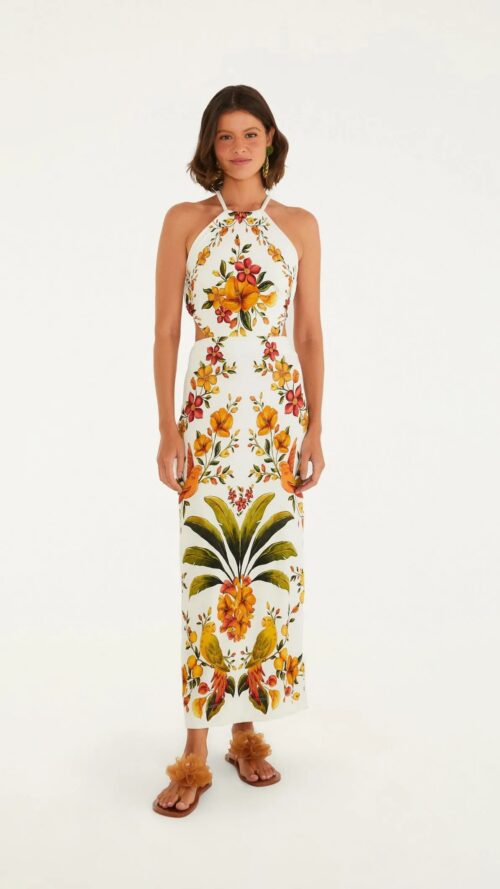 Vestido Midi Bosque Chic Farm R:347544