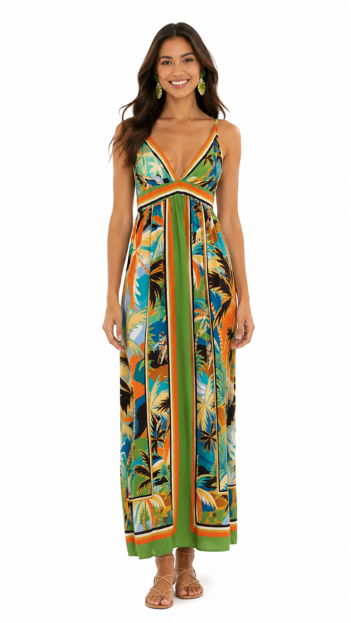 Vestido Lenço Bem Querer Farm R:347678