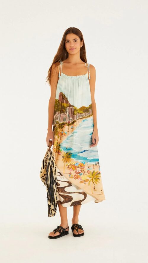 Vestido Longo Copacabana Farm R:356669