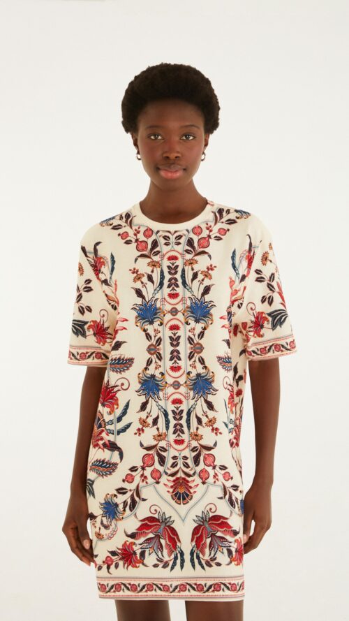 Vestido T-Shirt Basico Bohoflor Farm R:356965