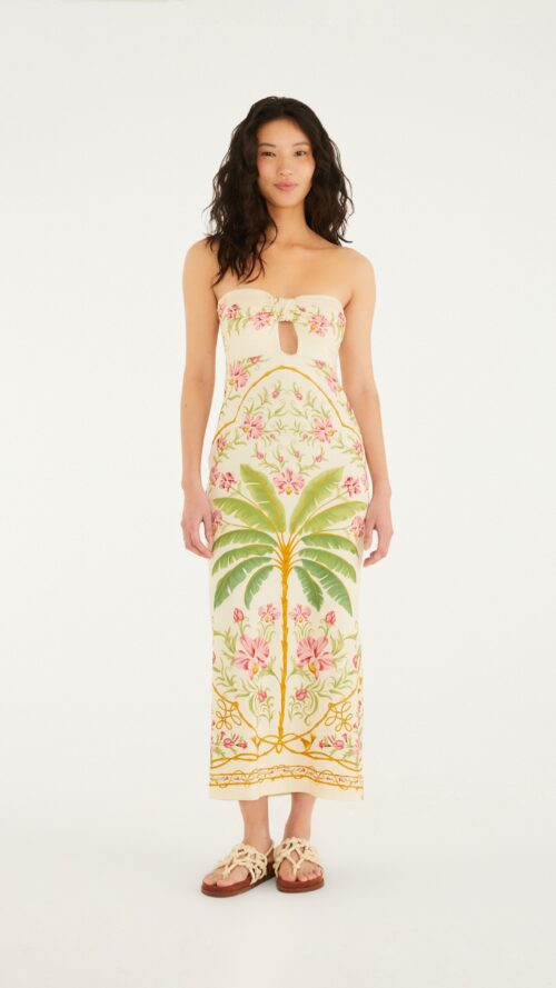 Vestido Midi Floral Nusa Farm R:35994