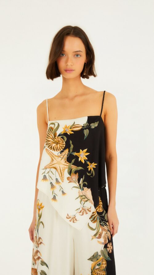 Regata Estampada Concha Surreal Farm R:356712