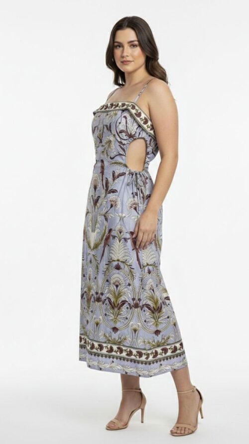 Vestido Midi Jardim Louise Farm R:357915