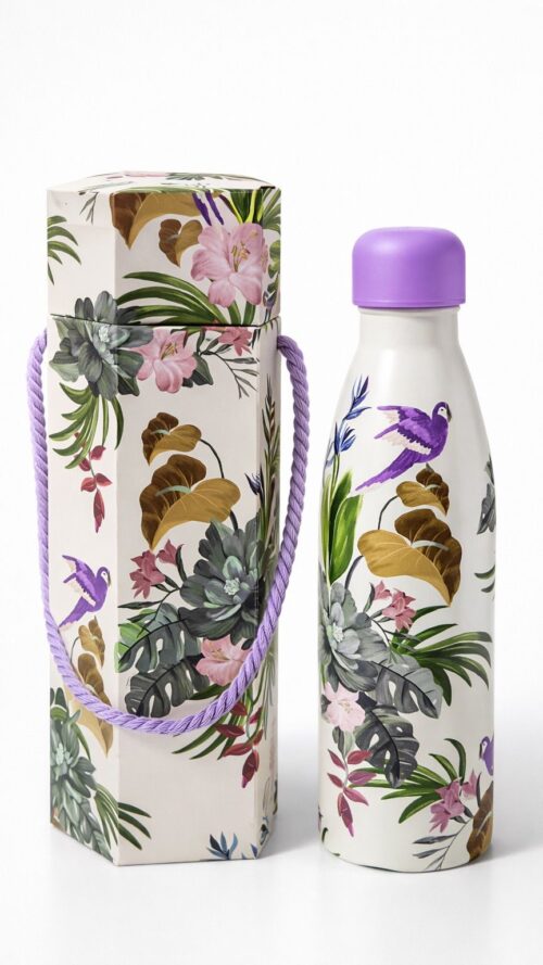 Garrafa Glub Glub 500ml Midnight Macaw Farm R:360125