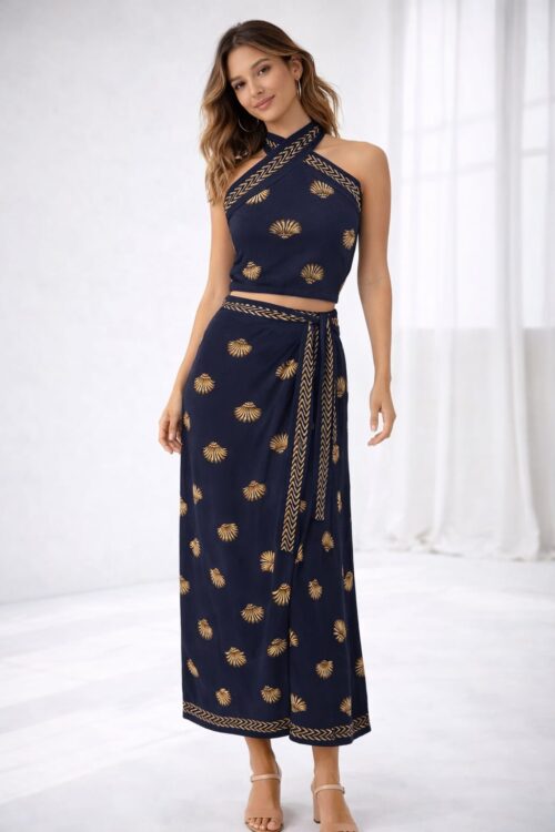 Saia Midi Transpasse Conchita Farm R:362370