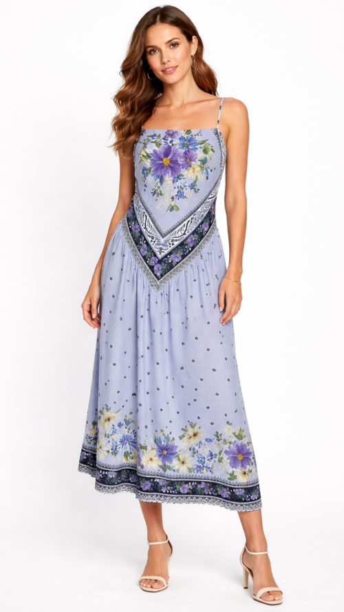 Vestido Cropped Lenço Alina Farm R:362254