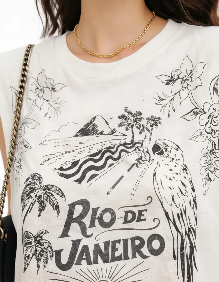 Regata Quadrada Rio de Janeiro Nuts Farm R:355232 - Imagem 3