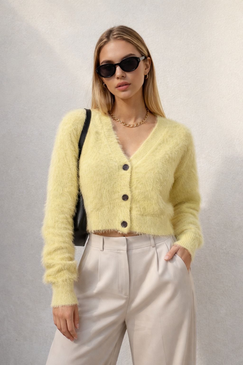 Cardigan Curto Pelinho Farm R:357276 - Imagem 3