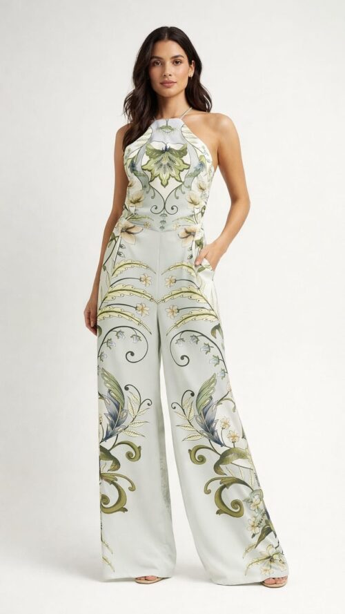 Macacao Pantalona Fenda Milena Farm R:361768