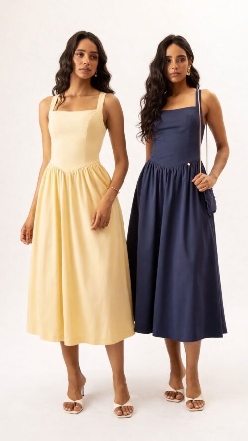 Vestido Super Mídi com Bolsa Angela Antix R:082972