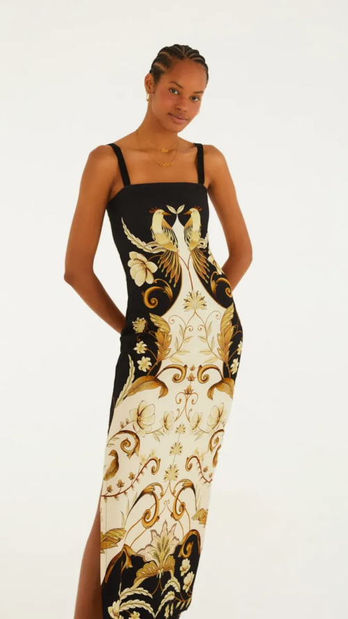 Vestido Midi Milena Farm R:361749