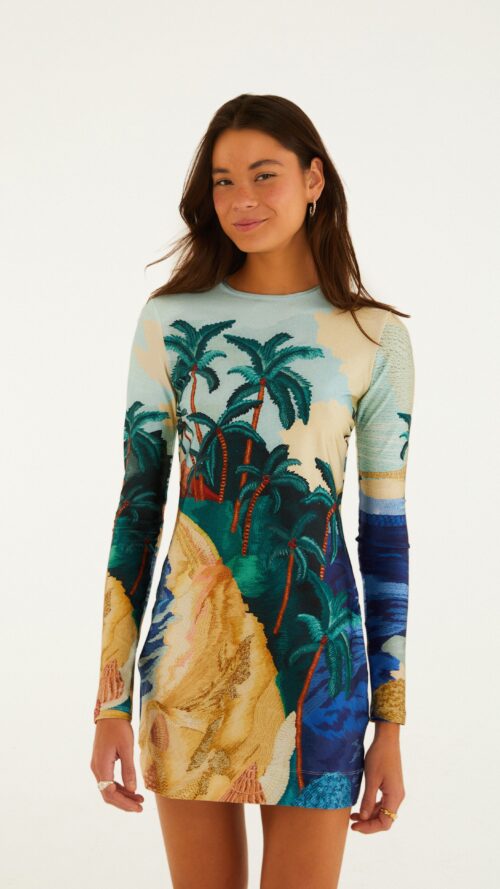 Vestido Curto Borda Praia Farm R:361894