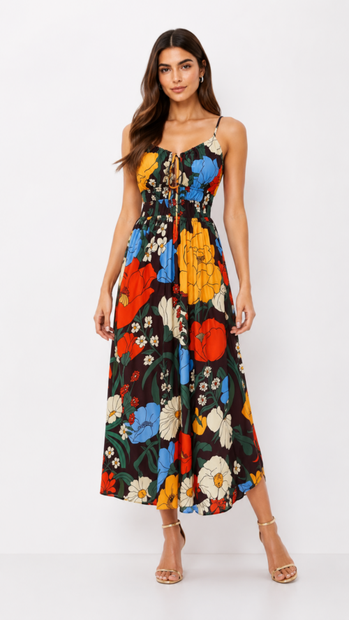 Vestido Cropped Floral Bucolico Farm R:361886