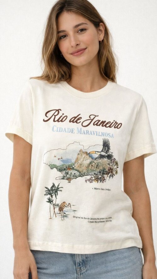 T-Shirt Mapa do Rio Farm R: 368746