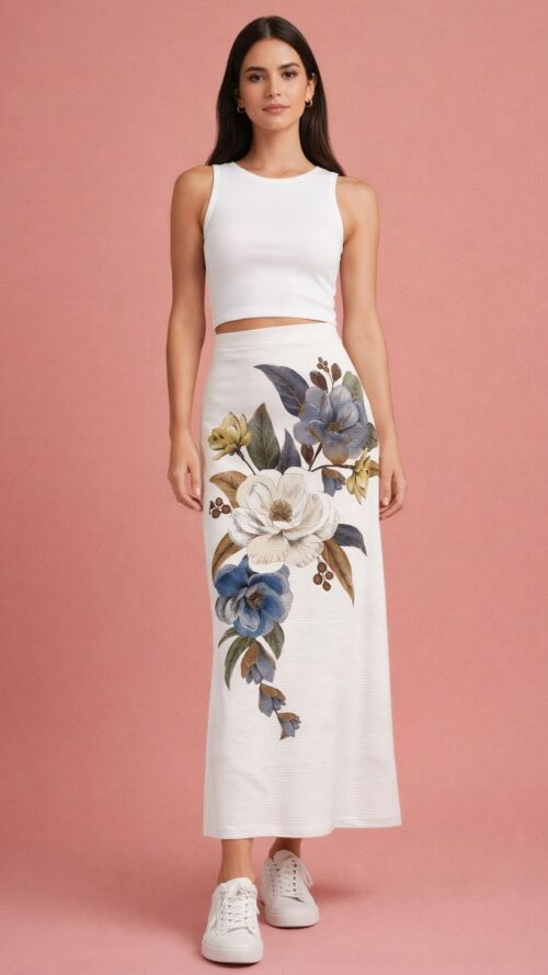 Saia Midi Reta Ana Clara Farm R:361731