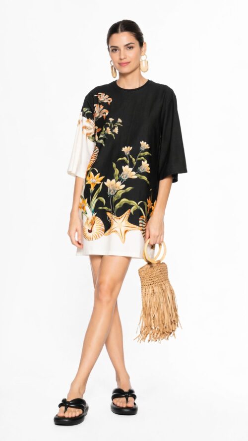 Vestido Tshirt Big Concha Surreal Farm R:357257