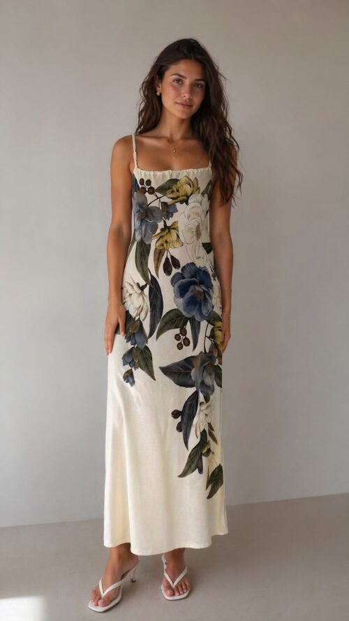 Vestido Midi Jardim Guanabara Farm R:31734