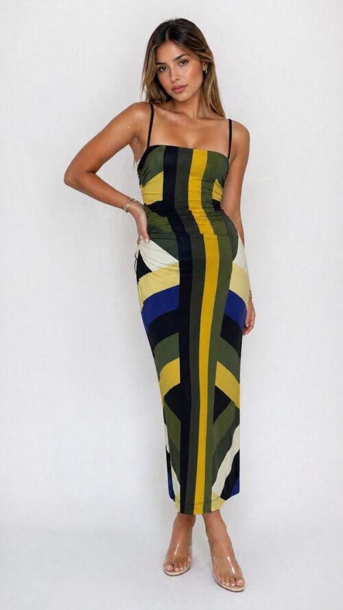 Vestido Midi Listra Amanda Farm R:369548